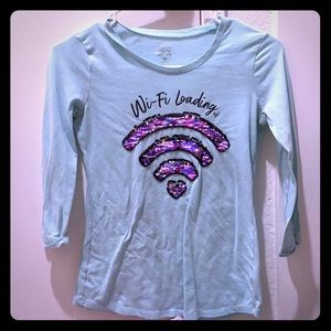 Justice long sleeve WiFi loading